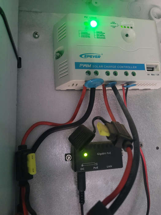 12v, 18Ah Lithium Battery-Powered Mini SOLAR BACK UP SYSTEM With Solar Charge Controller-As Pictured