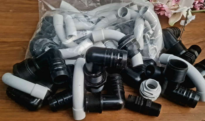 UNUSED... 42x ASSORTED PVC Fittings. (Bid Per Piece-To Take All 42x)