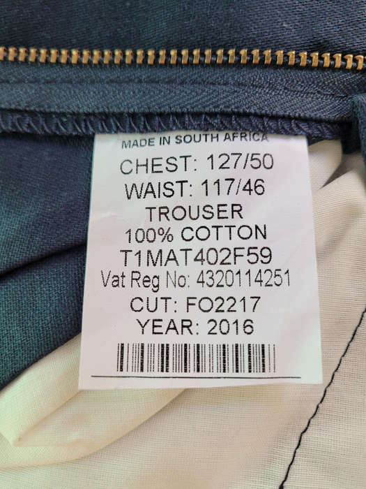 MAX PPE Reflective Triple-Stitched Work PANTS ONLY  Chest 127/50, Waist 117/46 (Bid per piece)