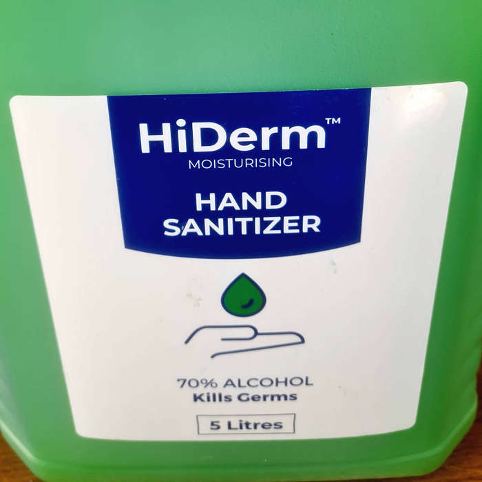 5L LIQUID HAND SANITISER, 70% Alcohol. (Bid Per Piece-To Take All 4x)