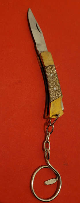 Vintage Hand Made Brass-Capped Stainless Steel Mini Pocket Knives