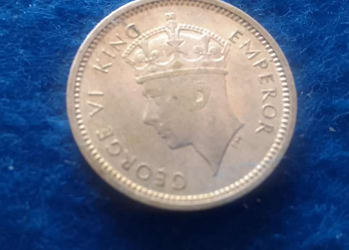 1937 SOUTHERN RHODESIAN  3 PENCE SILVER COIN
