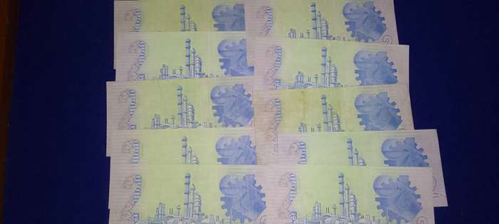 TWO RAND  GPC DE KOCK (80's) CLEAN CONDITION - 10 NOTES - take all