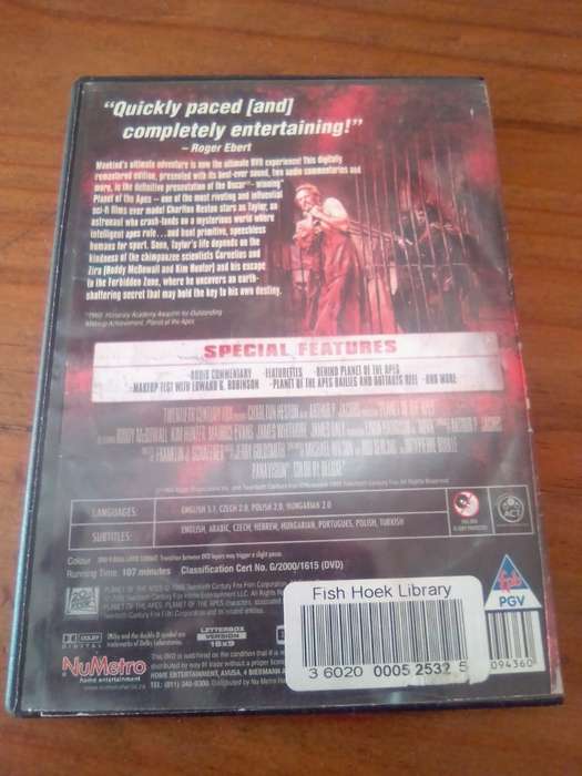 DVD:  PLANET OF THE APES