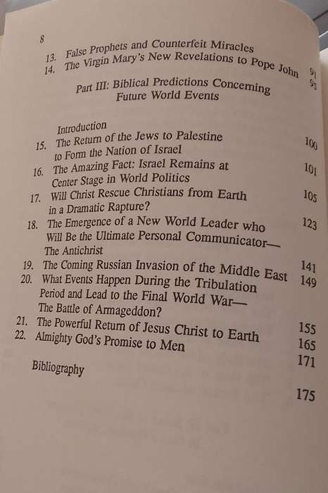 Book: ONE WORLD - Bible Prophecy and the New World Order - John Ankerberg