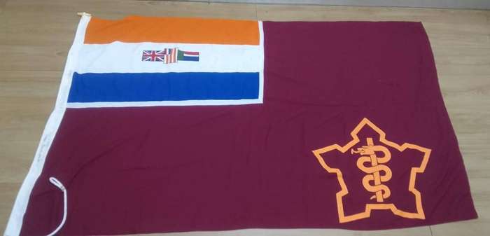 SADF/SA Army / SAMS  STANDARD FLAG (1989 ) - ORIGINAL