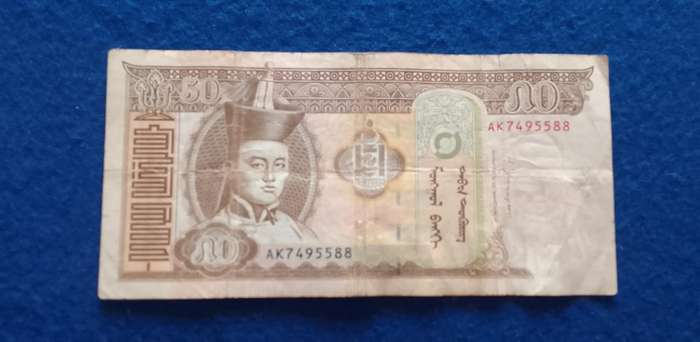 Bank of Mongolia banknote 50 Tugrik (2013)