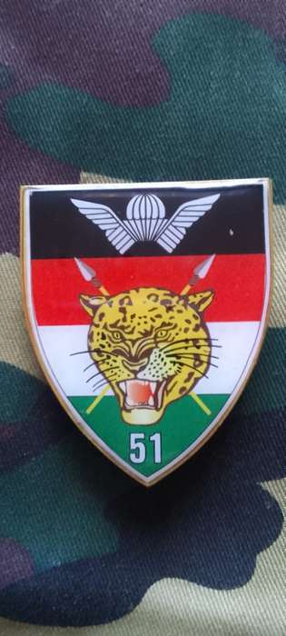 SADF/  SA ARMY  5 RECCE COMMEMORATIVE  SHOULDER FLASH NO. 51 - PART OF COLLECTION