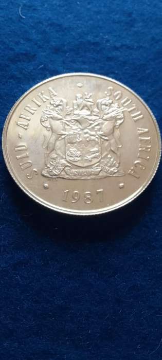 1987 R1 (S.A.) ONE RAND SILVER  PROOF COIN