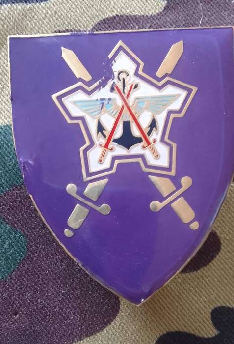 SADF/ SA ARMY CHAPLAIN  SHOULDER FLASH (with pins)