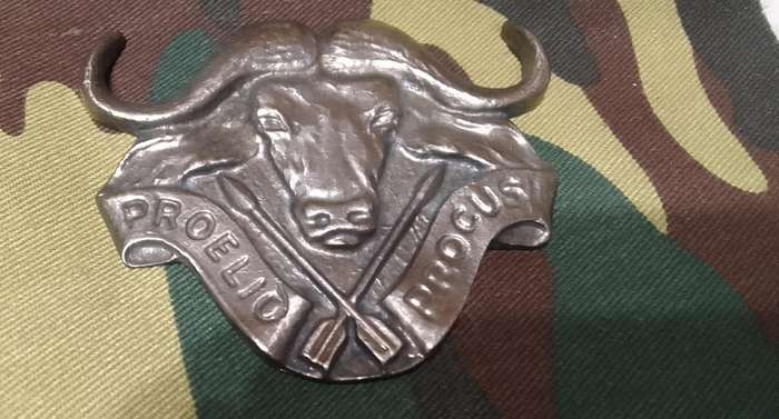 SADF 32 BATTALION PLAQUE BADGE - SOUGHT AFTER-