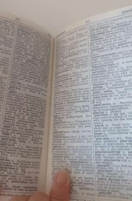Dictionary:  The Pocket Oxford Dictionary of current English - Fowler