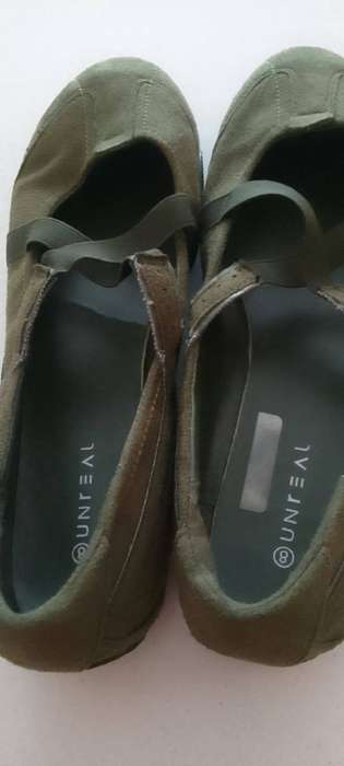 Ladies shoes  X-over sport Olive green slip on (size 8)