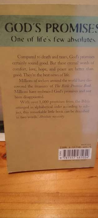 Book:  The Bible promise Book - Gods promises (KJV)