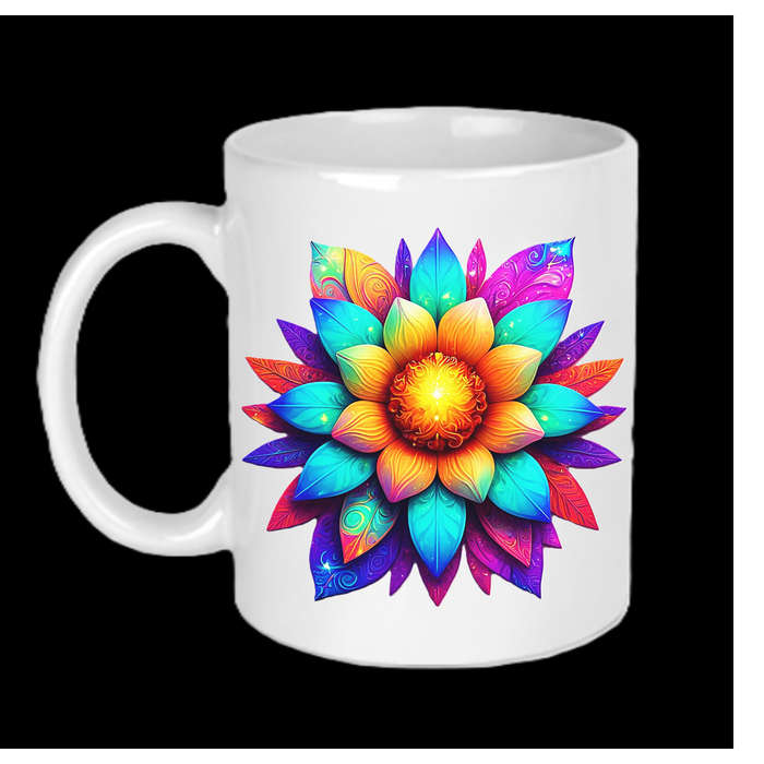 AAAgrade FLOWER Ceramic Mug 325ml dishwasher/microwave safe