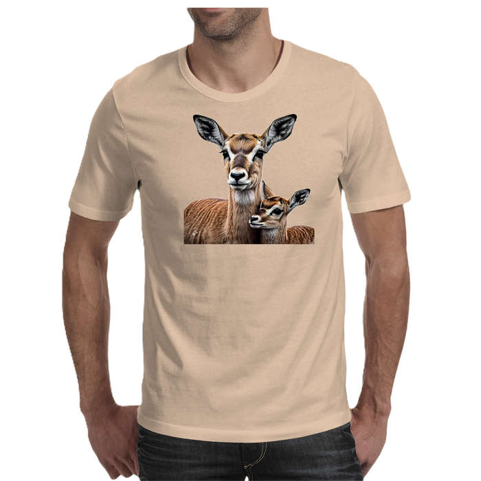 Wildlife print- SPRINGBUCK men's T-shirt 100% cotton