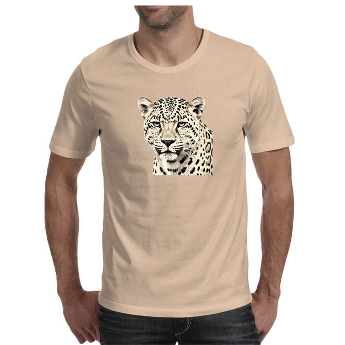 Wildlife print- LEOPARD men's T-shirt 100% cotton