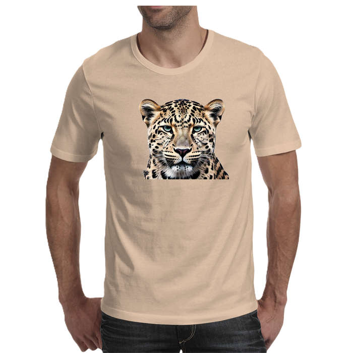 Wildlife print- LEOPARD men's T-shirt 100% cotton