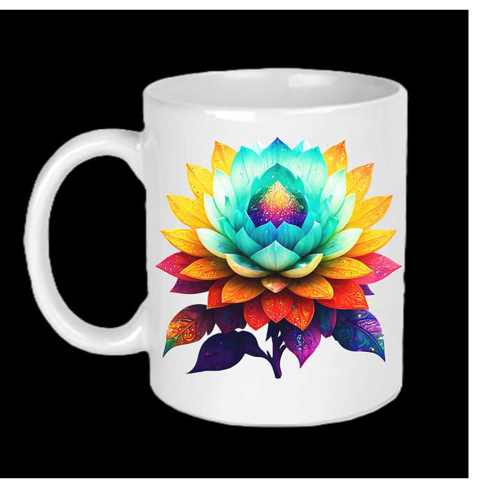 AAAgrade FLOWER Ceramic Mug 325ml dishwasher/microwave safe
