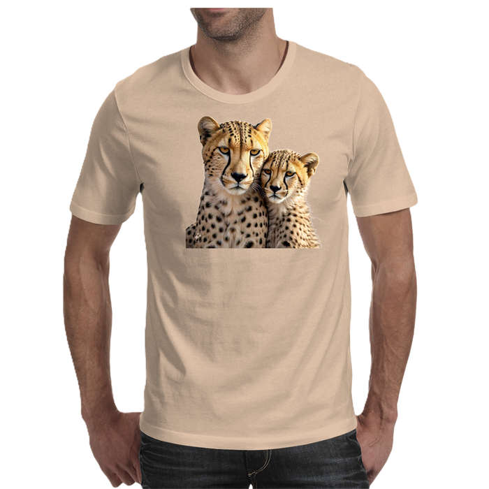 Wildlife print- LEOPARD men's T-shirt 100% cotton