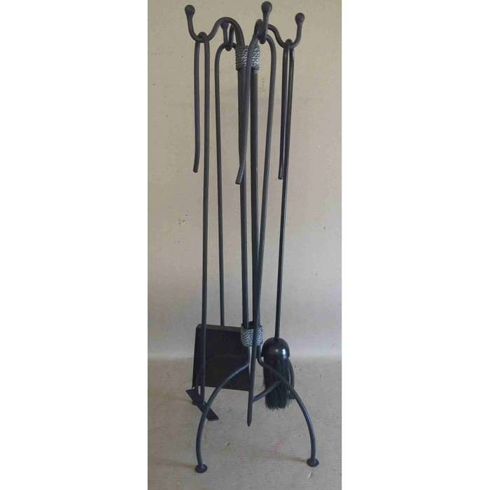 5pcs Econo Wrought Iron Companion Set