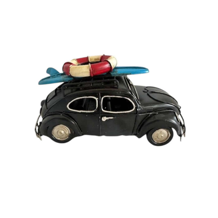 Vintage Metal Model Beetle - Black