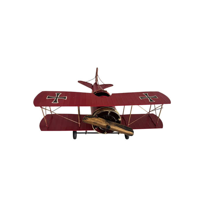 Vintage Metal Model German Fokker Aircraft.