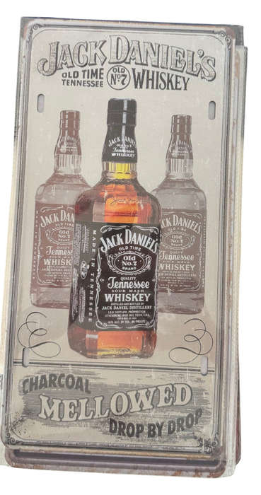 Jack Daniel's Whiskey Metal License Plate
