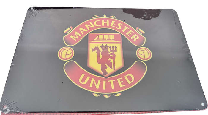 Manchester United Metal Sign