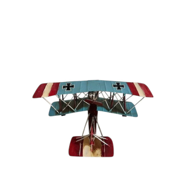 Vintage Metal Model Biplane - S-30