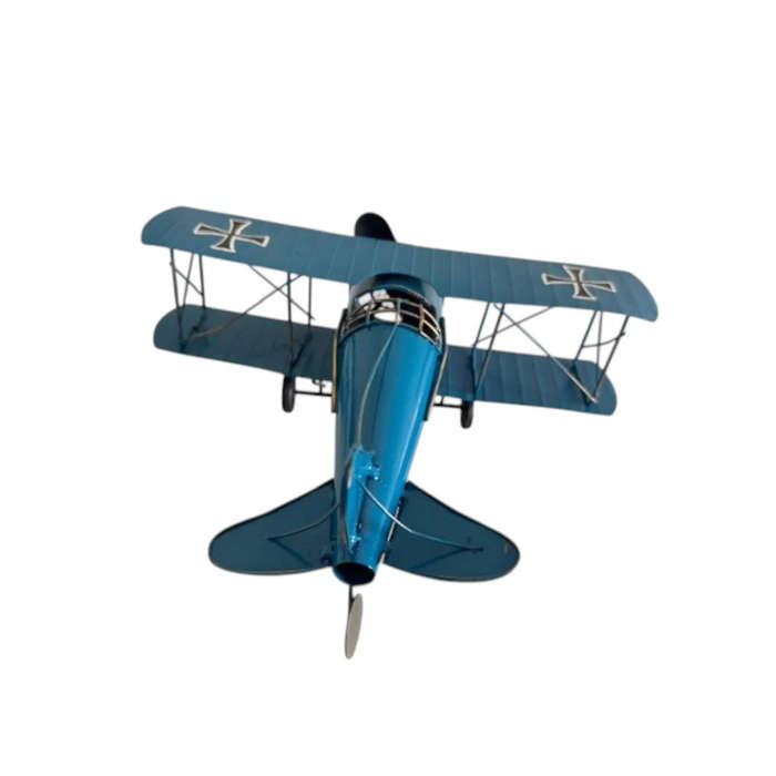 Vintage Metal Model German Fokker Aircraft.