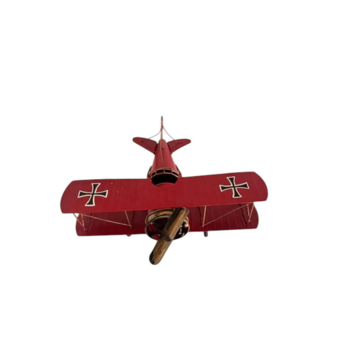 Vintage Metal Model German Fokker Aircraft.
