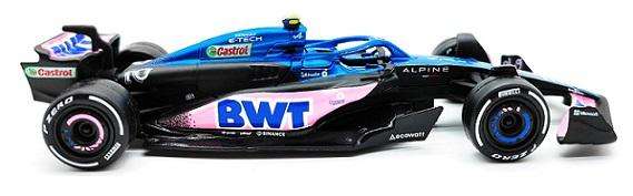 Burago 38072 Formula 1 F1  F 1 Alpine A523 "BWT" 2023 GP No 10 Gasly