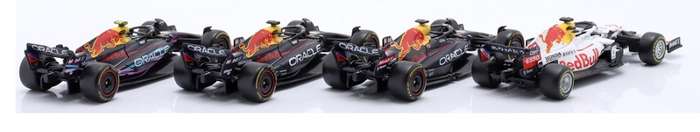 Burago Set 38092 Formula 1 F1 Red Bull RB16 RB18 RB19 Verstappen Perez 1/43 scale