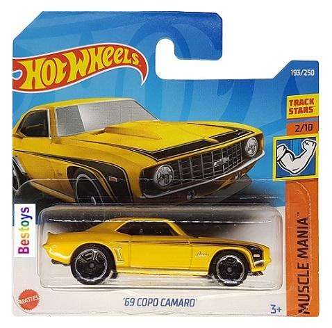 Hot Wheels 2022 193/250 Chevy Chevrolet Camaro 1969 Muscle Mania