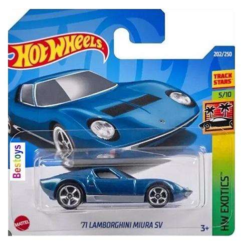 Hot Wheels 2022 202/250 Lamborghini Miura SV 1971 Exotics