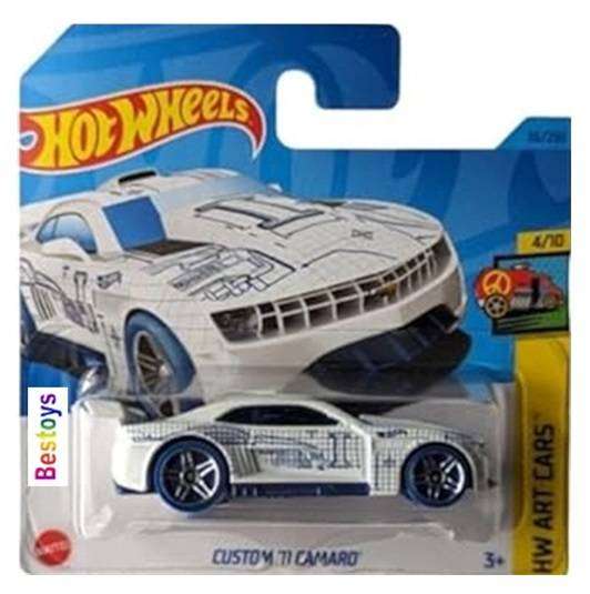 Hot Wheels 2023 36/250 Chevy Chevrolet Custom Camaro 2011 Art Cars