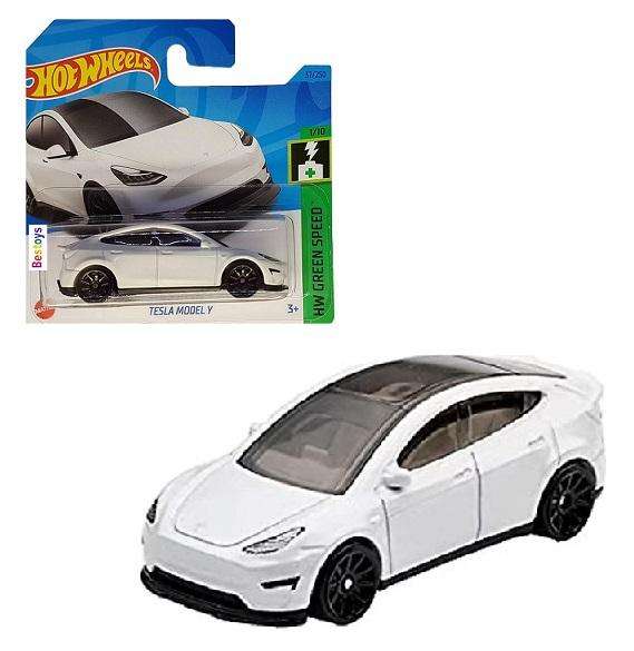 Hot Wheels 2023 37/250 Tesla Model Y Green Speed