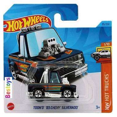 Hot Wheels 2023 93/250 Chevy Chevrolet Silverado 1983 Tooned