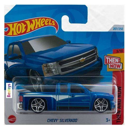 Hot Wheels 2024 207/250 Chevy Chevrolet Silverado Pickup Then & Now