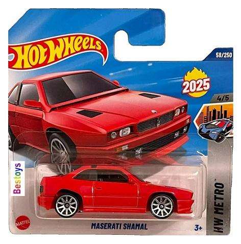 Hot Wheels 2025 58/250 Maserati Shamal Metro First Edition