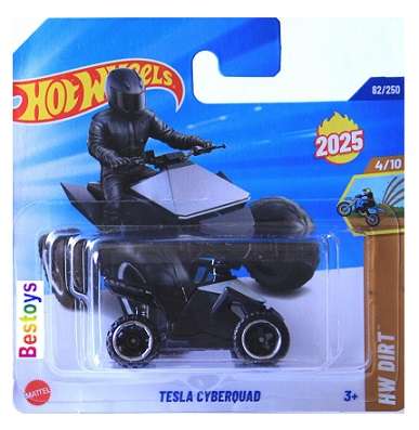Hot Wheels 2025 82/250 Tesla Cyberquad Dirt