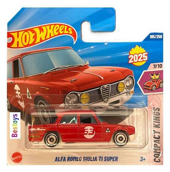 Hot Wheels First Edition 2025 185/250 Alfa Romeo Giulia TI Super Conpact Kings