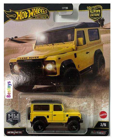 Hot Wheels Car Culture FPY86 Offroad Set Toyota Land Cruiser Land Rover Subaru Ford F 150 Raptor