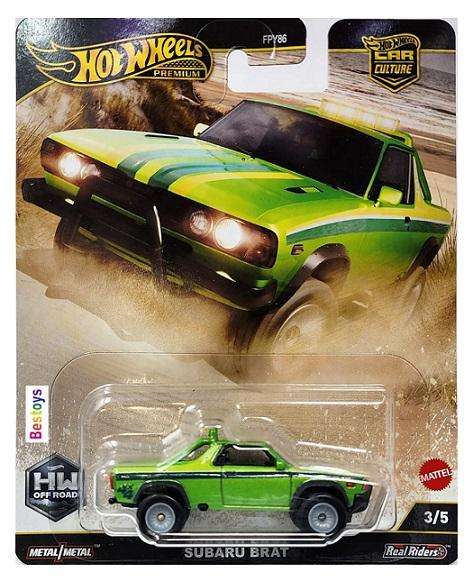 Hot Wheels Car Culture FPY86 Offroad Set Toyota Land Cruiser Land Rover Subaru Ford F 150 Raptor