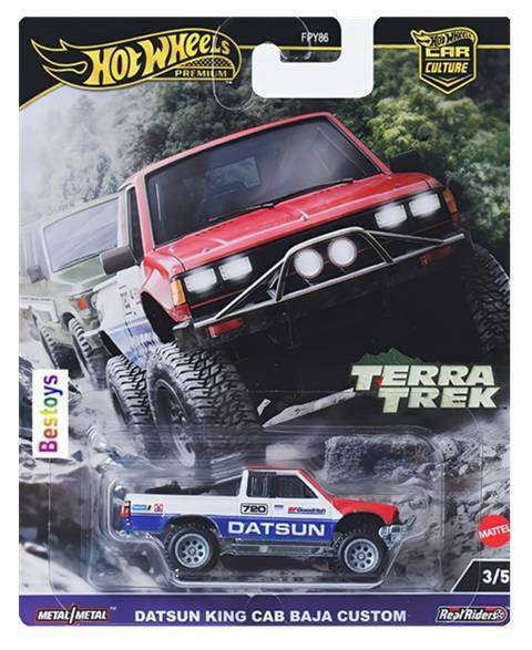 Hot Wheels Car Culture Terra Trek Datsun King Cab Baja Custom