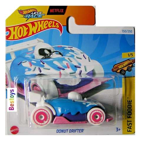 Hot Wheels Hotwheels 2024 150/250 Donut Drifter Fast Foodie Netflix Let's Race