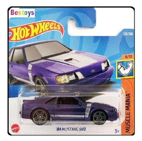Hot Wheels 2022 221/250 Ford Mustang SVO 1984 Muscle Mania