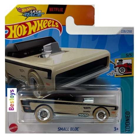 Hotwheels Hot Wheels Diecast Model 2024 228/250 Small Bloc Tooned Netflix Let's Race