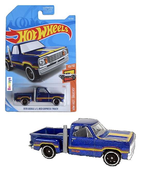 Hotwheels Hot Wheels Car 2024 55/250 Dodge Li'l Red Express Truck 1978 Hot Trucks